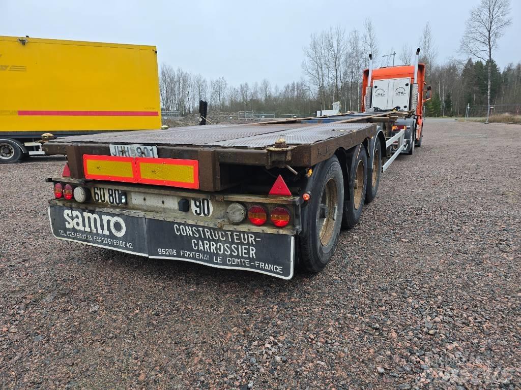 Samro SR 334 Containerchassis Semitrailere