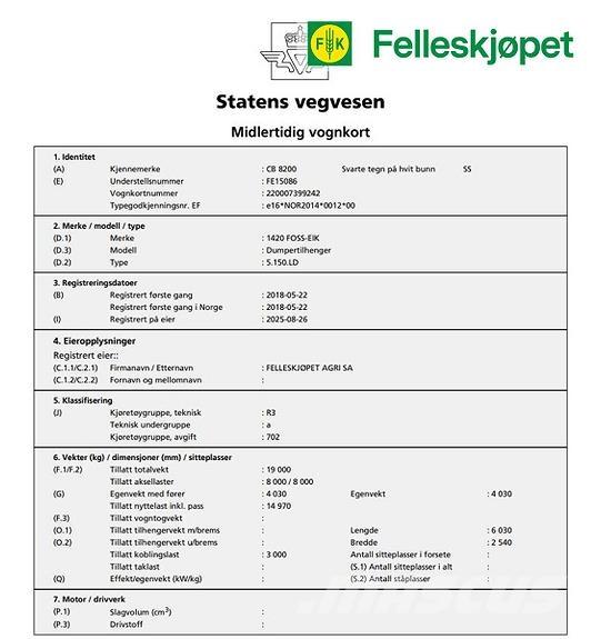  5.150 LD Rammestyrte Dumpere