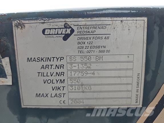 Drivex SS 550 BM Andre komponenter