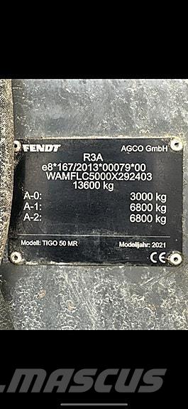 Fendt Tigo 50 MR Universalvogner