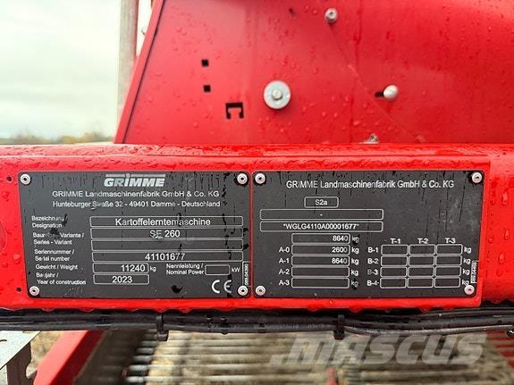 Grimme SE 260 - UB Potetopptakere