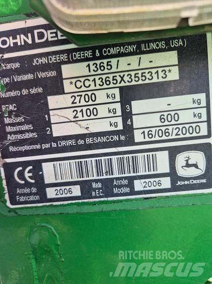 John Deere 1365 Slåmaskiner