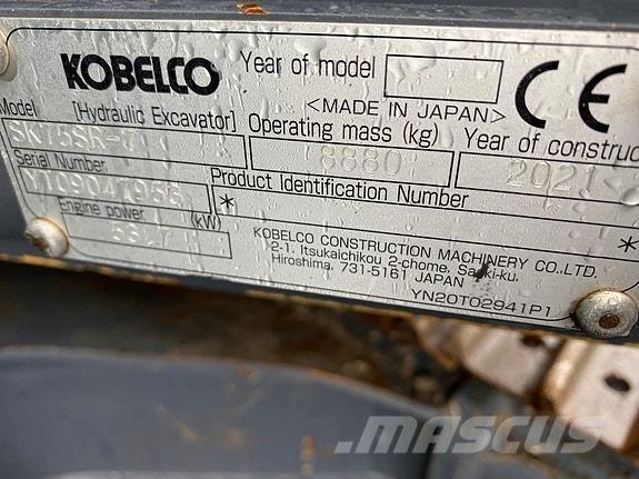 Kobelco SK75SR-7 Beltegraver