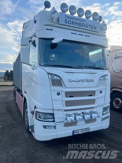 Scania R650B6X2NB Kabelløft lastebiler