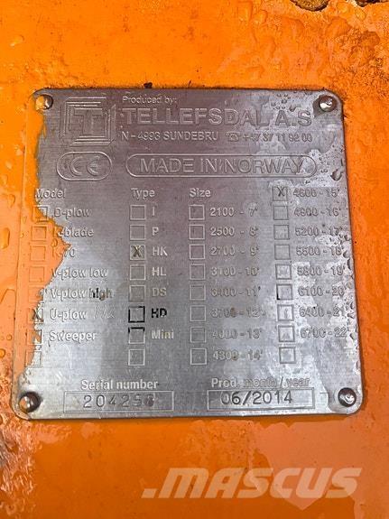 Tellefsdal 4600 H2 Snøploger- og skjær