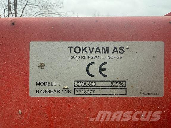 Tokvam SMA 800 Annet Veiutstyr