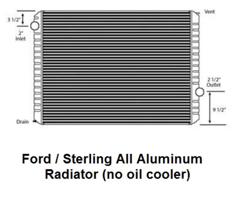 Ford L9500 Radiatorer