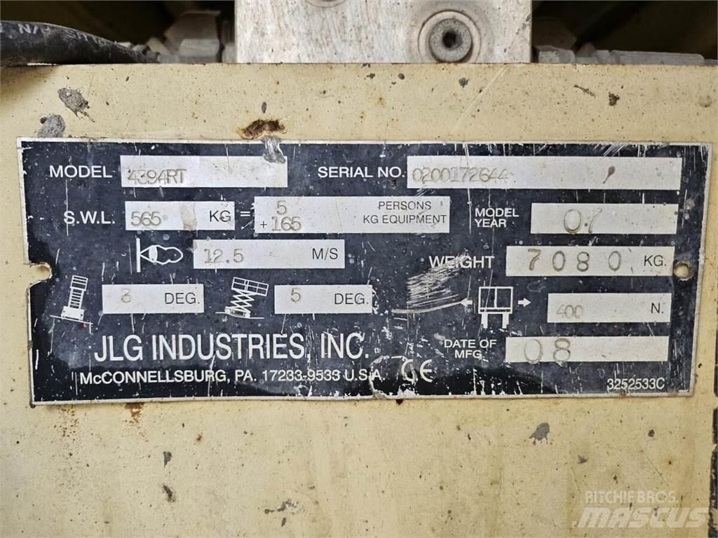 JLG 4394RT Sakselifter