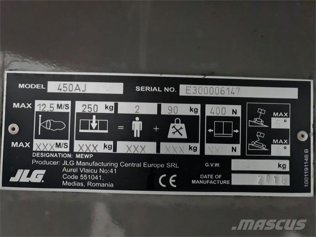 JLG 450AJ Leddede bomlifter