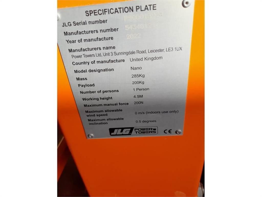 JLG NANO Personløftere