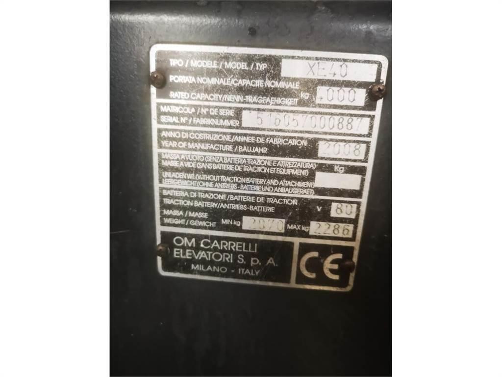 OM XE40 Elektriske trucker