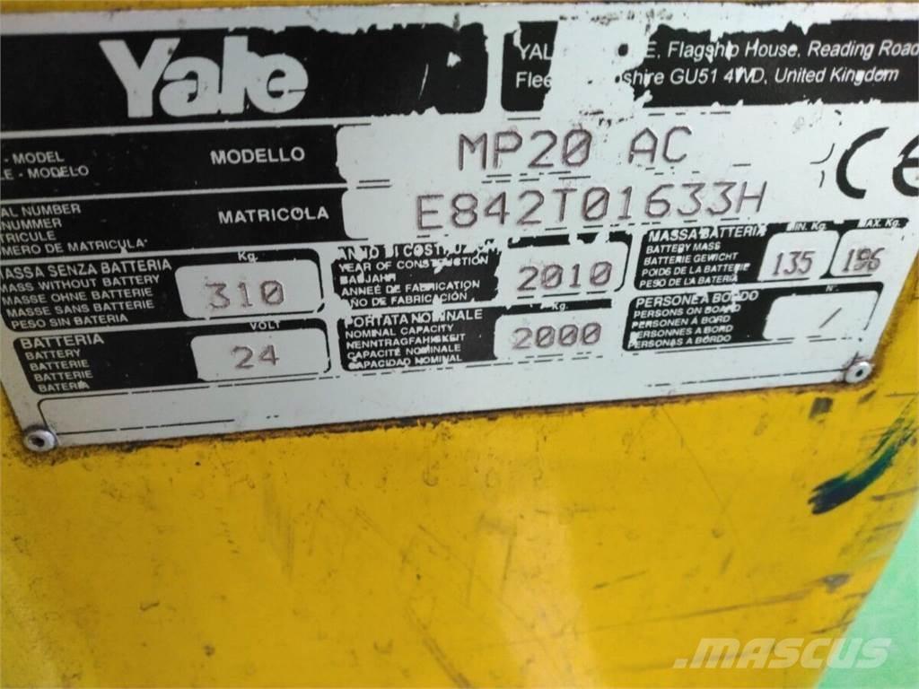 Yale MP20 Lavtløftende truck