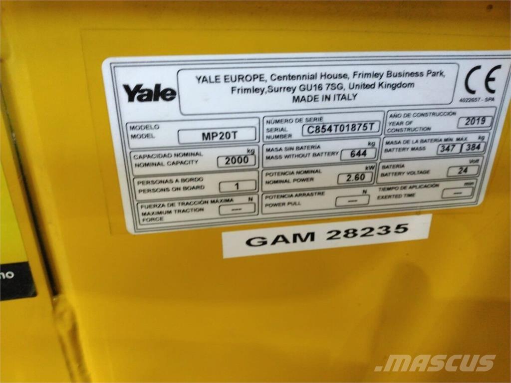 Yale MP20T Truck - Annet