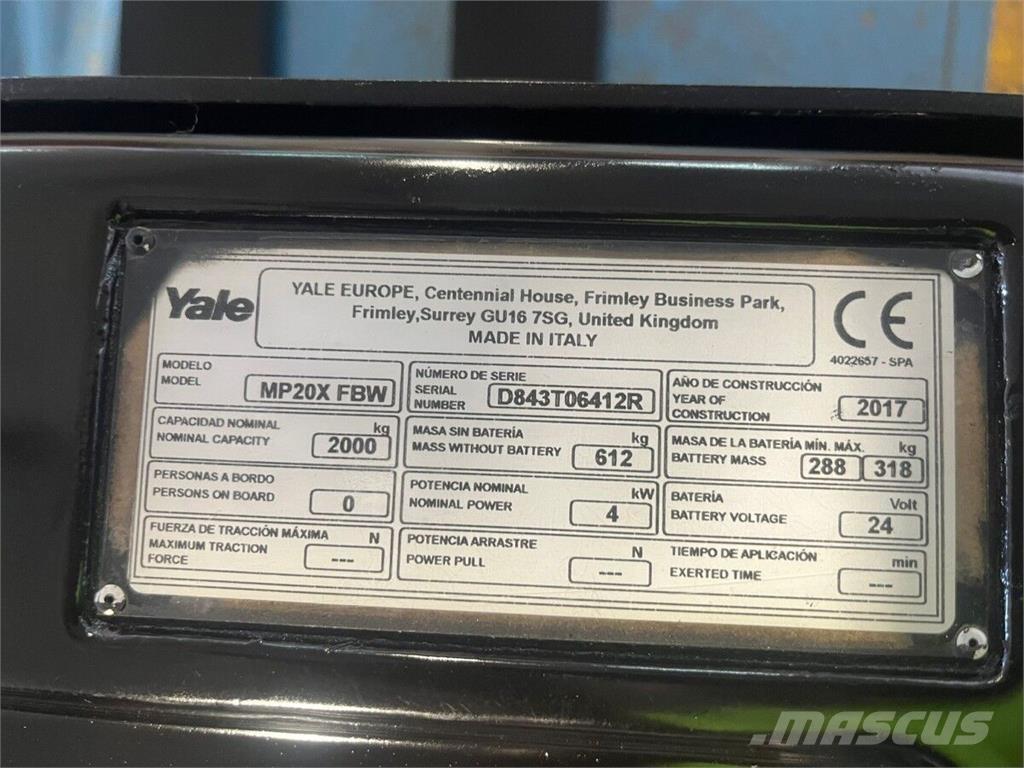 Yale MP20X Truck - Annet