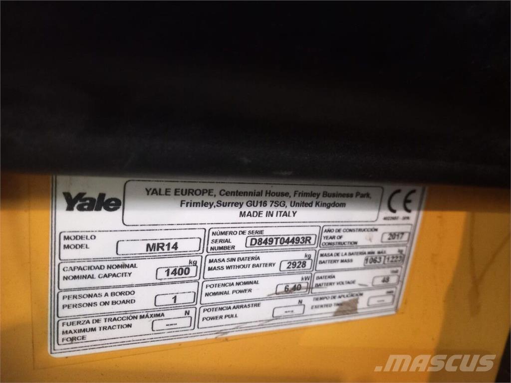 Yale MR14 Truck - Annet