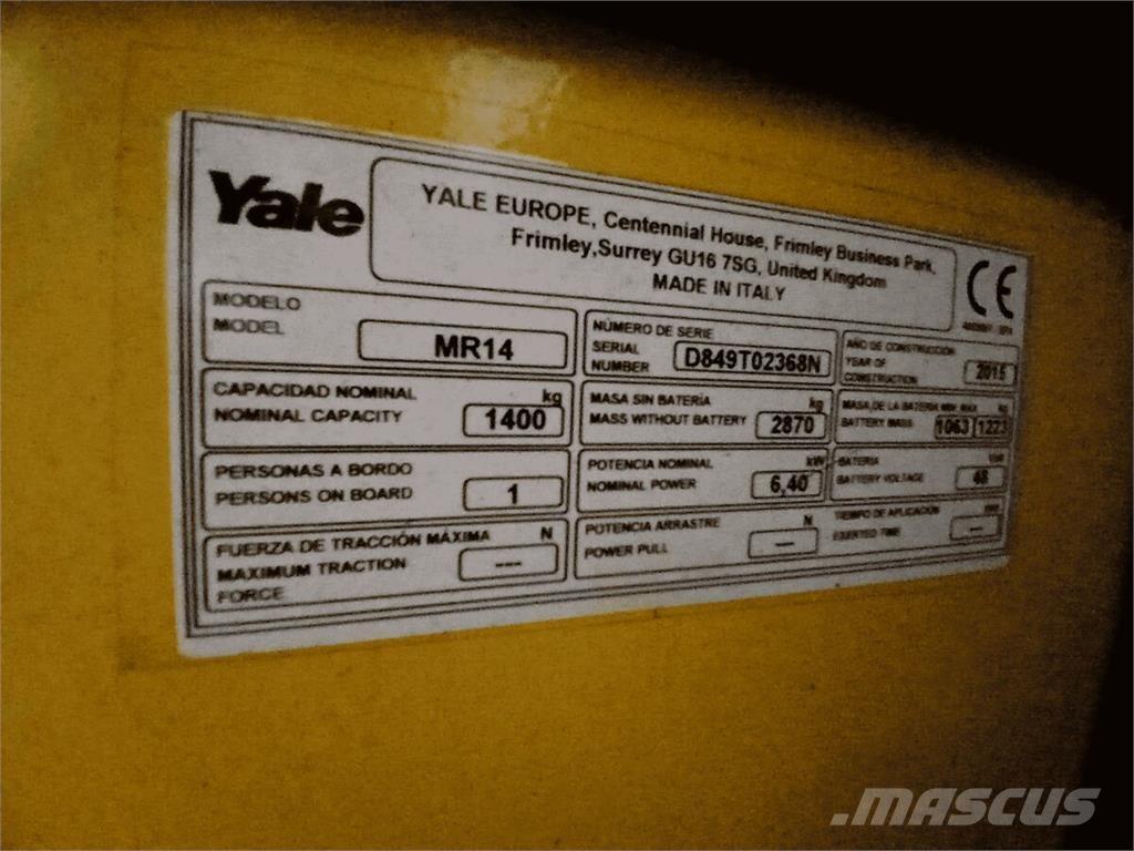 Yale MR14 Truck - Annet