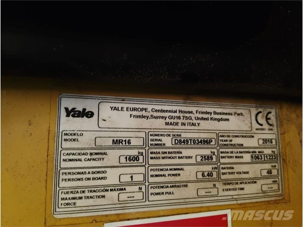 Yale MR16 Truck - Annet