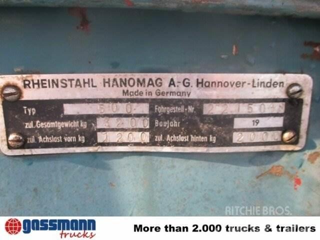 Hanomag Granit 500 Anlegg - Annet