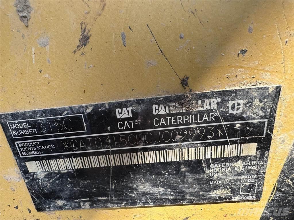 CAT 315C Beltegraver