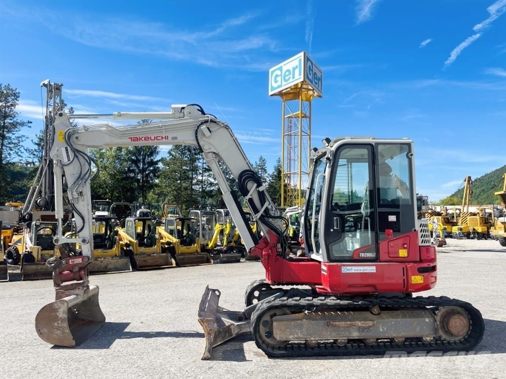 Takeuchi TB280FR Minigravere <7t