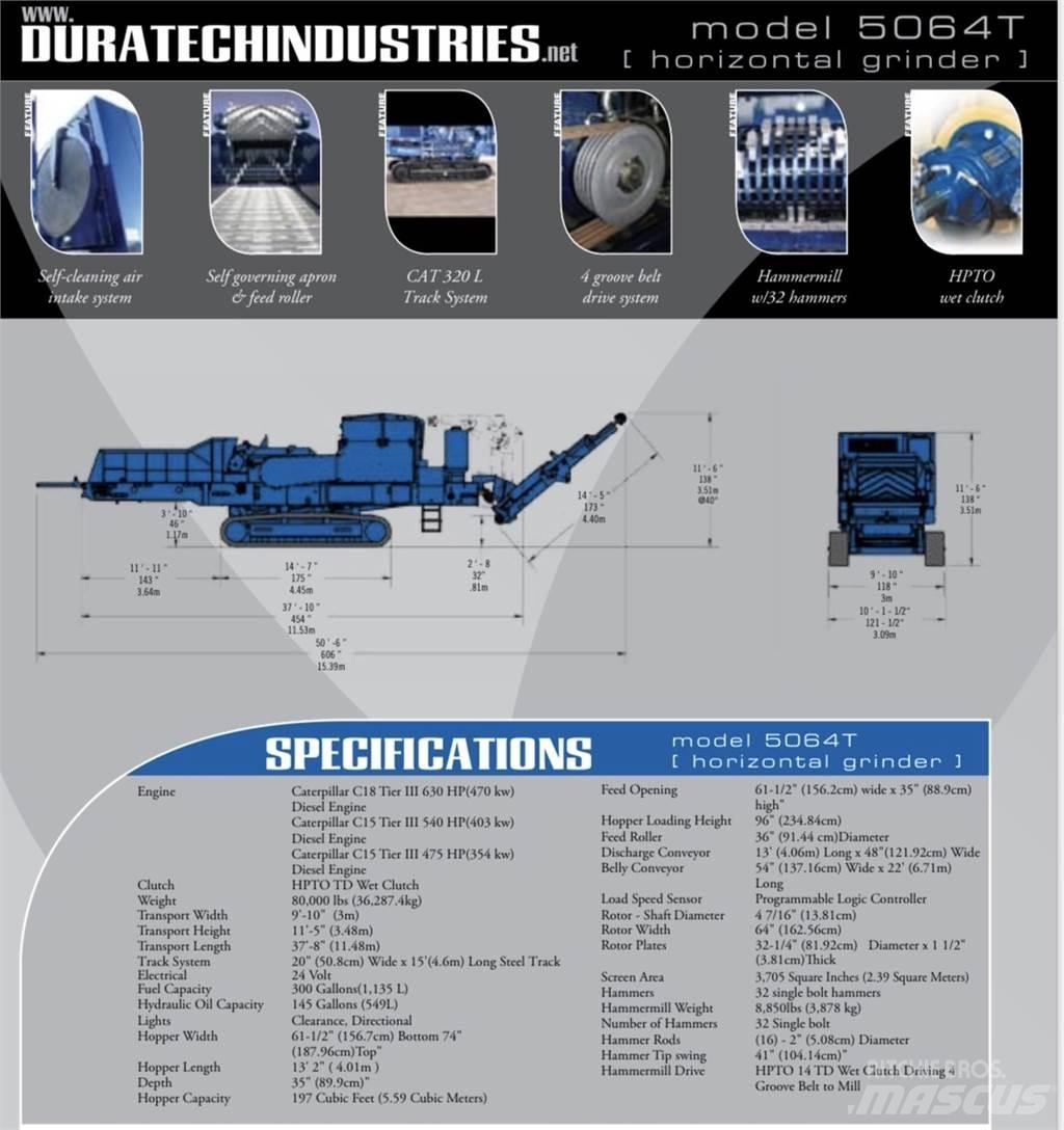  Durtech 5064 Mobile sagbruk