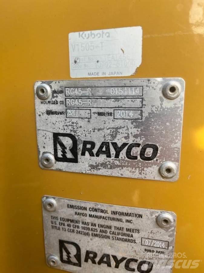 Rayco RG45-R Skogsmaskiner - Annet