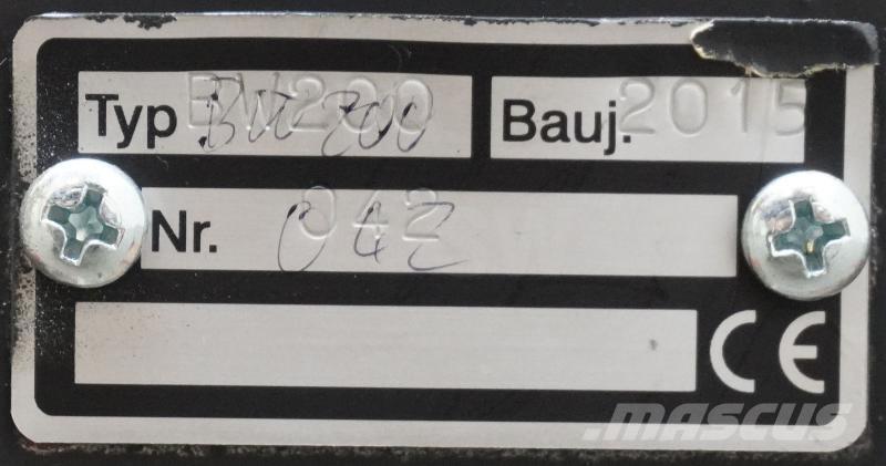 Gruma BW200 Annet ekstrautstyr og deler