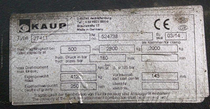 Kaup 2T411 Annet ekstrautstyr og deler
