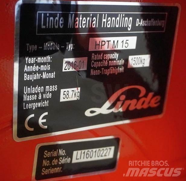Linde HPT M 15 Jekketralle
