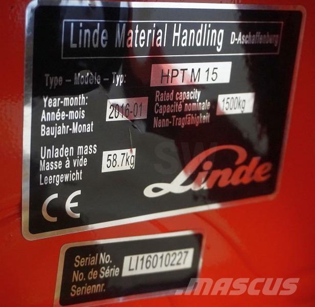 Linde HPT M 15 Jekketralle