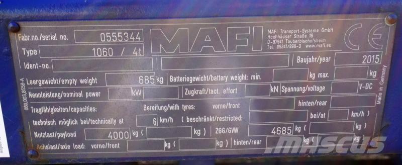 Mafi 1060 / 4t Planhengere
