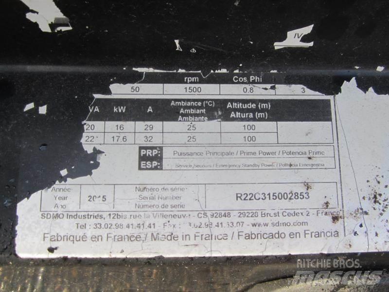 Sdmo R22 Diesel Generatorer