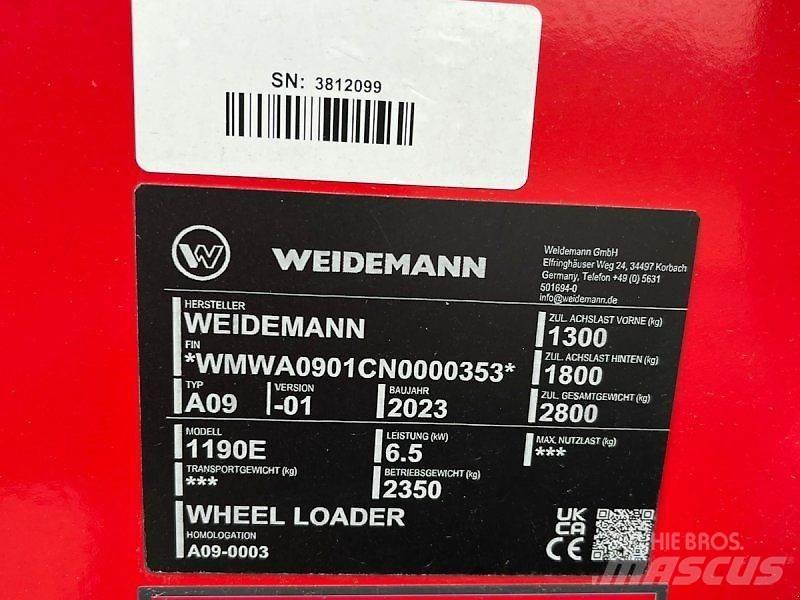 Weidemann 1190E Kompaktlastere