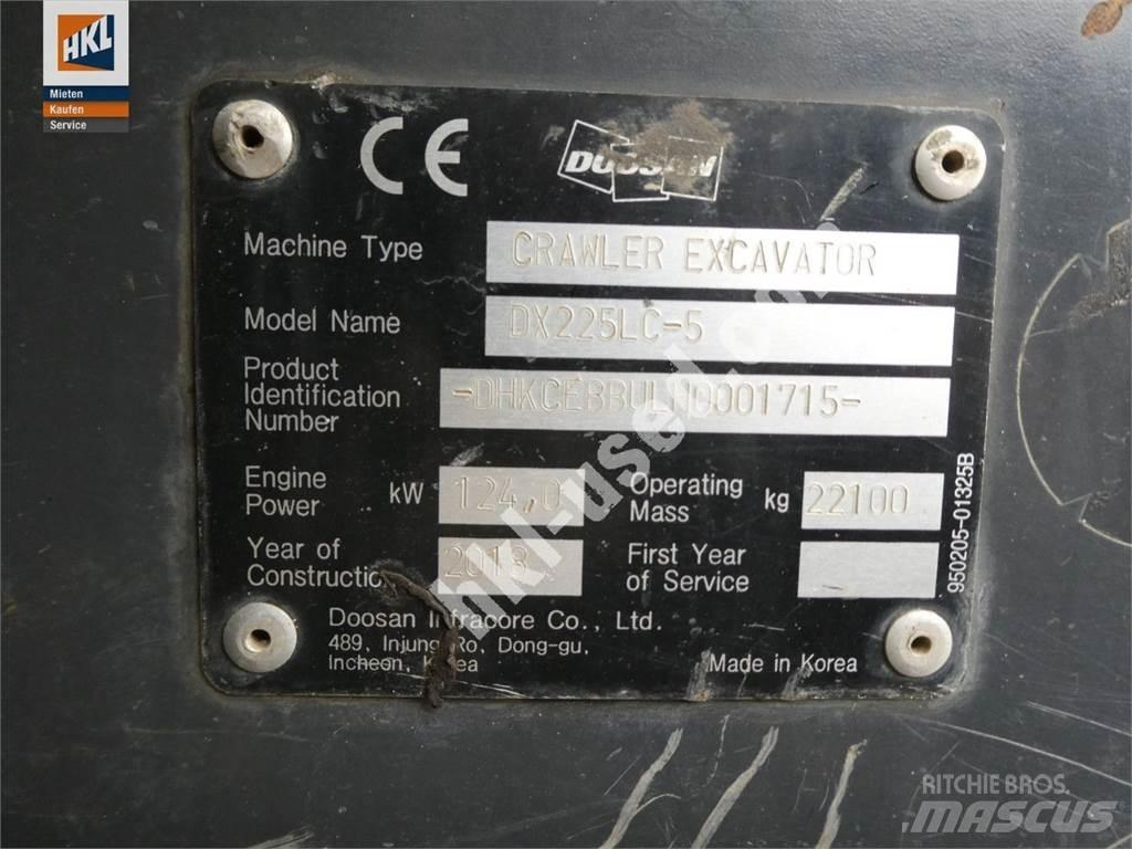 Doosan DX 225 LC-5 Beltegraver