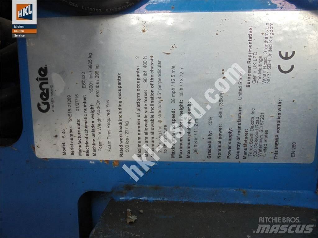 Genie S 45 Anlegg - Annet