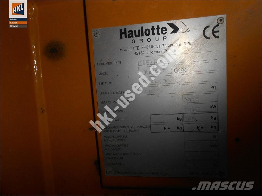 Haulotte COMPACT 10 DX Anlegg - Annet