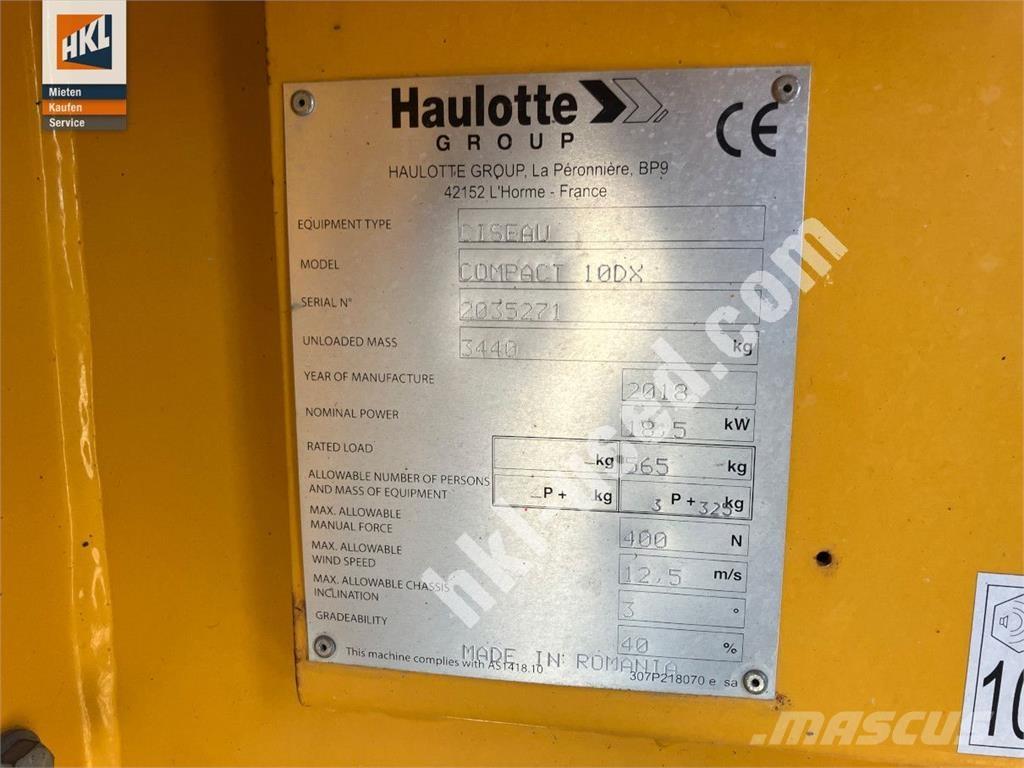 Haulotte COMPACT 10 DX Anlegg - Annet