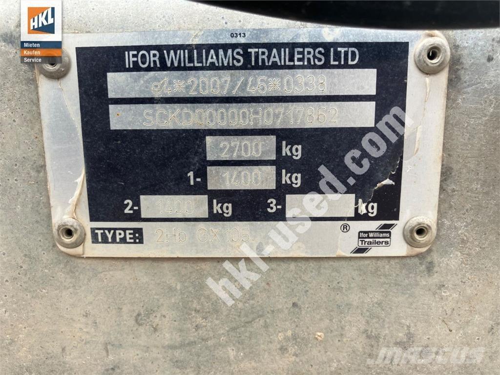 Ifor Williams GX 105 Anlegg - Annet