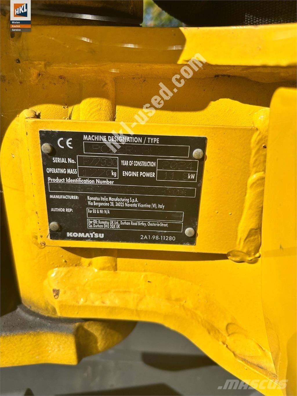 Komatsu PC 16 R-3HS Minigravere <7t