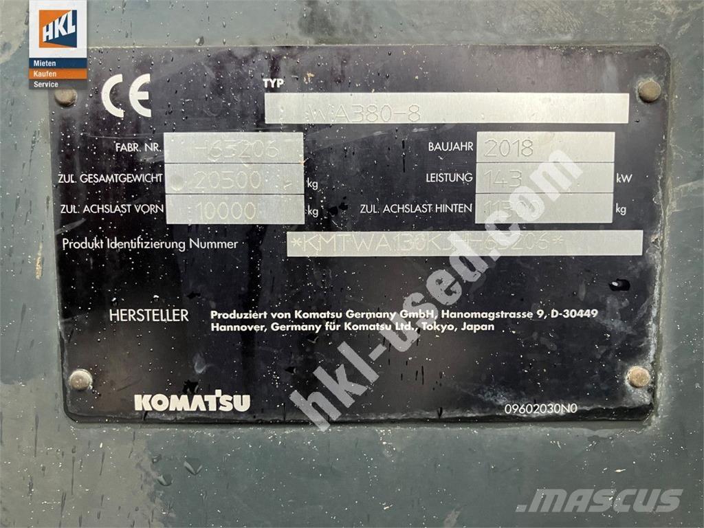 Komatsu WA 380-8 Hjullastere