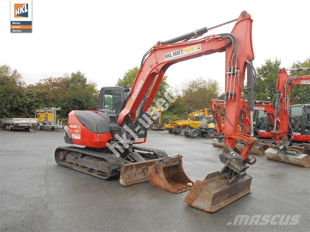 Kubota KX 080-4 Minigravere <7t