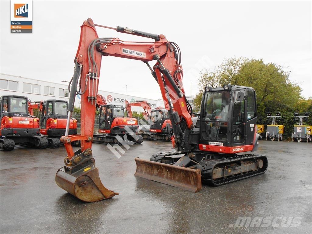 Kubota KX 080-4 Minigravere <7t