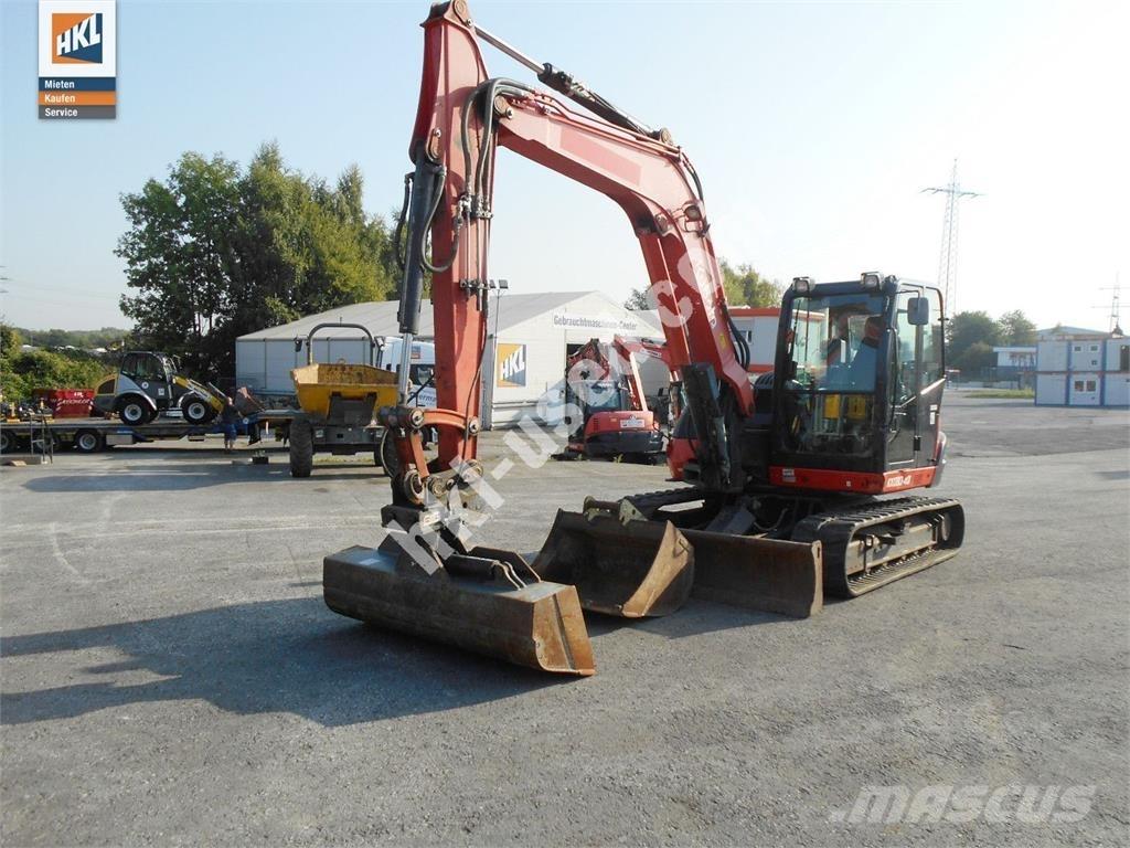 Kubota KX 080-4 Minigravere <7t