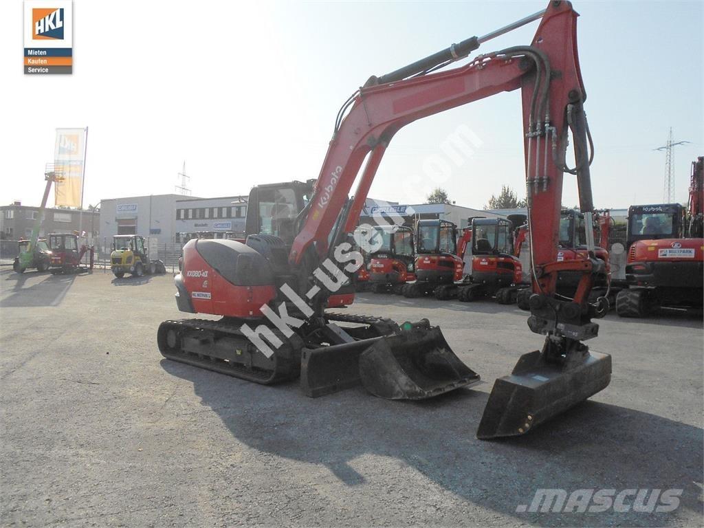 Kubota KX 080-4 Minigravere <7t
