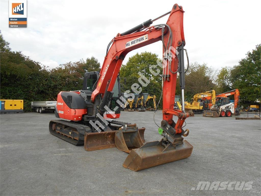 Kubota KX 080-4 Minigravere <7t