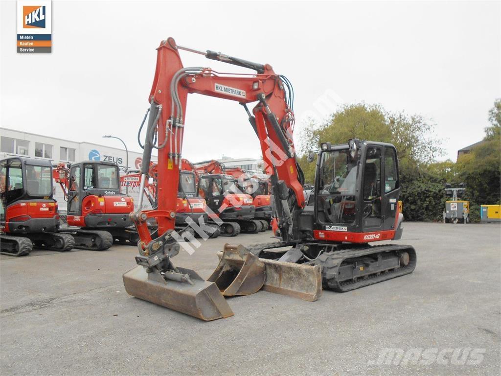 Kubota KX 080-4 Minigravere <7t