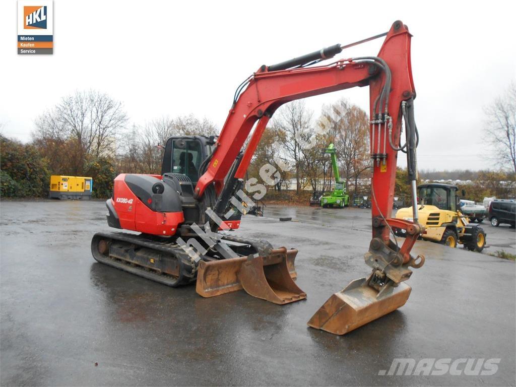 Kubota KX 080-4 Minigravere <7t