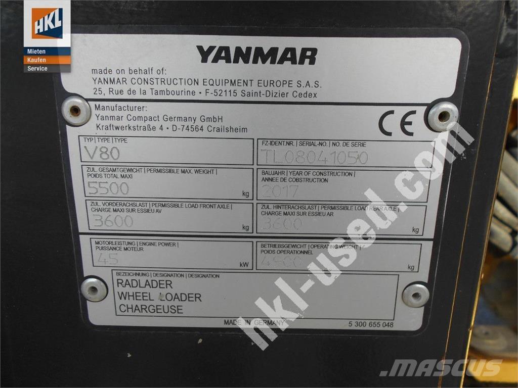 Yanmar V 80 Hjullastere