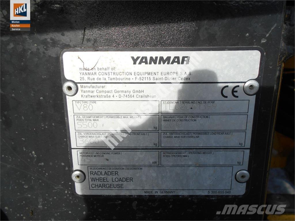 Yanmar V 80 Hjullastere