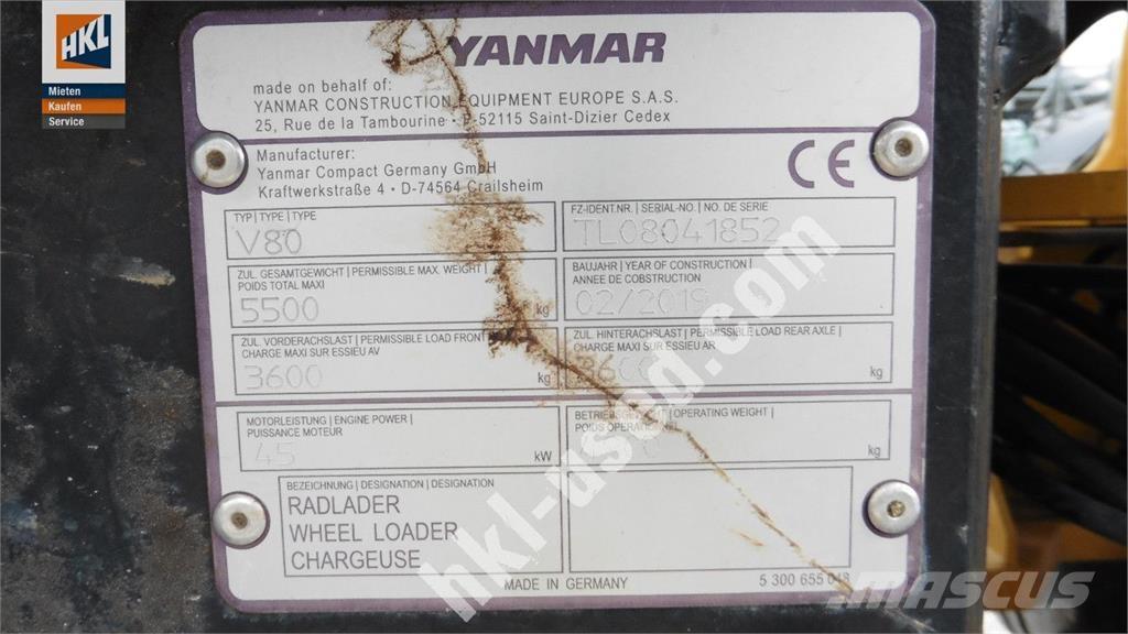 Yanmar V 80 Hjullastere